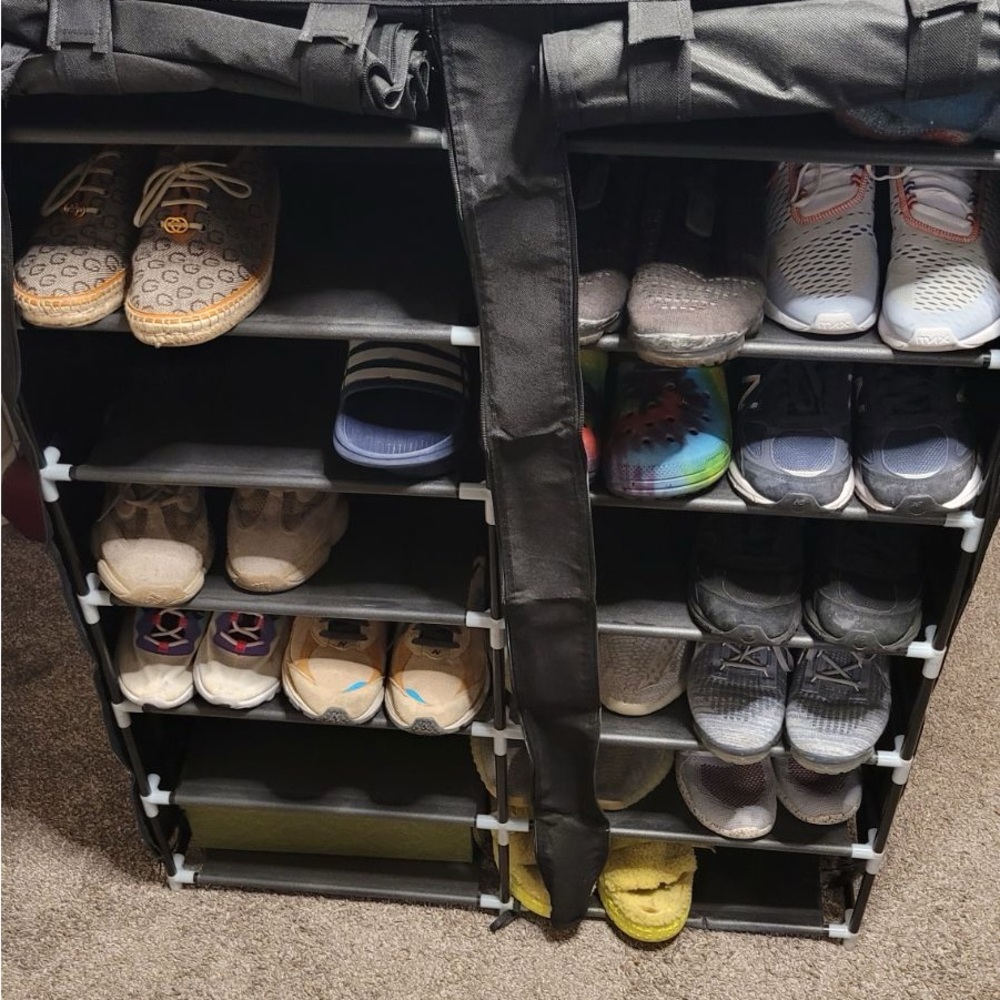 Black Shoe Organizer